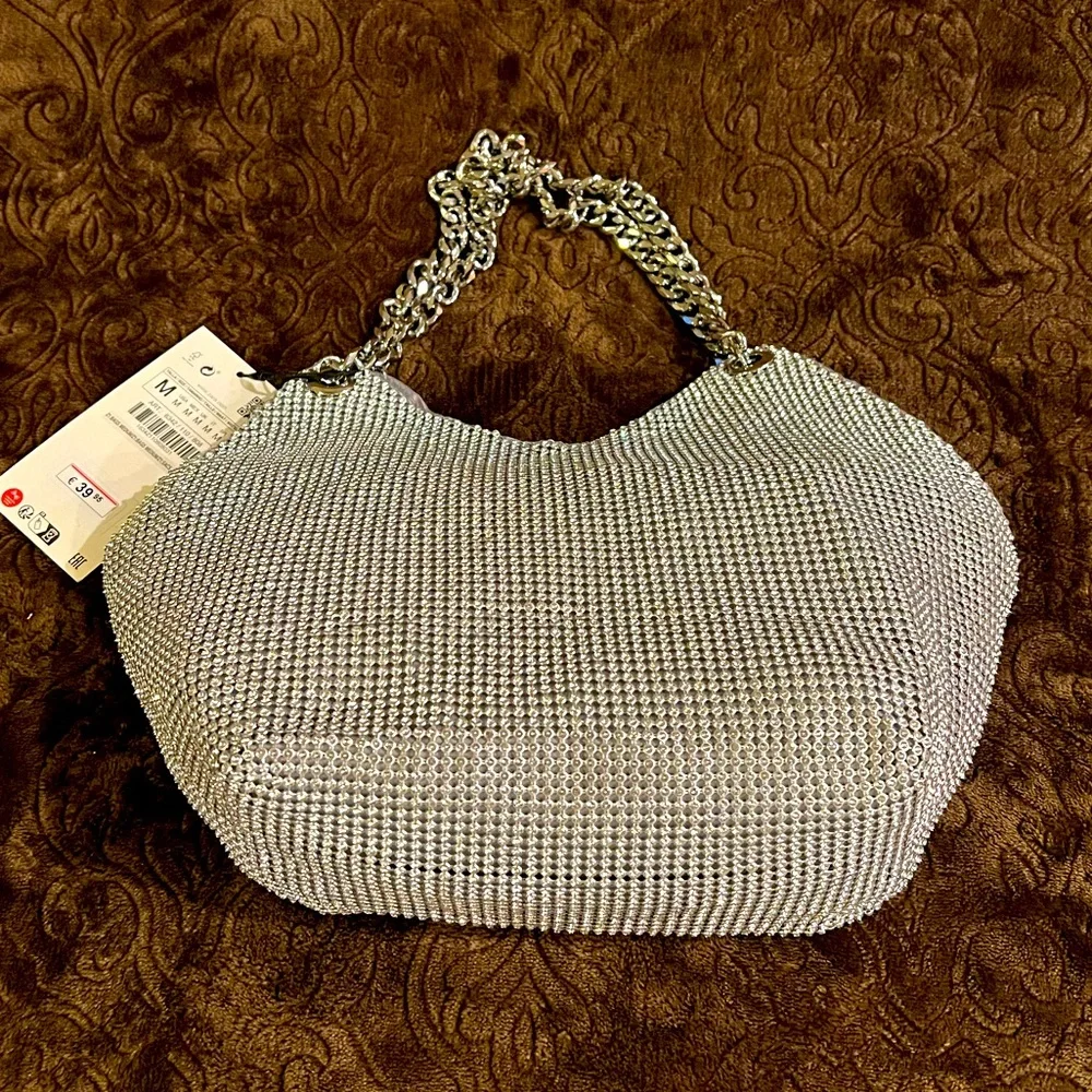 Zara Beaded/Bejeweled Shoulder Bag - Picture 1 of 6